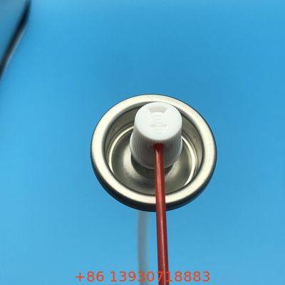 キャブレタークリーナー用高圧集中噴射エアゾールバルブ、耐薬品性構造、360度操作