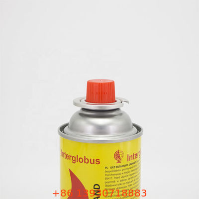 ブタンガスストーブバルブ 赤いカバーと ブタンカートリッジのためのユニバーサルフィット