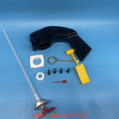 長い作動レバーとディップチューブを備えた工業用消火器バルブ