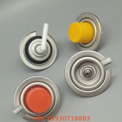 調節可能な流量 1 インチブタンガスバルブ 携帯ストーブに適しています