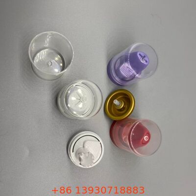 ヘアムース用アルミニウム製、耐腐食性エアゾールスプレーバルブ、360度機能付き