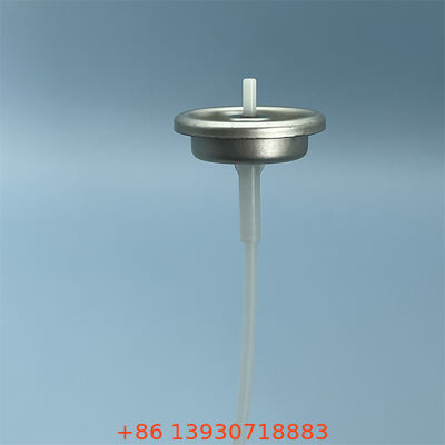 医薬品・化粧品向け耐薬品性精密吐出型1インチ定量噴霧エアゾールバルブ