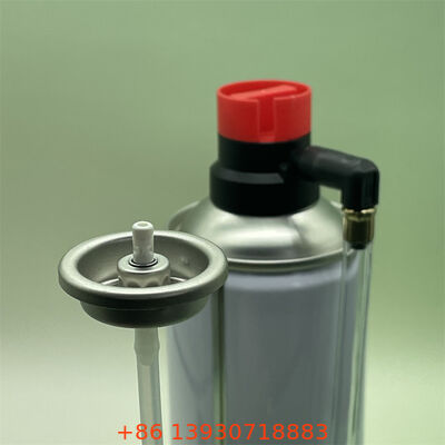 Leak-proof Aerosol Tire Inflator Valve Actuator with Universal Compatibility and Ergonomic Handle for Emergency Flat Repair