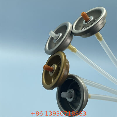 流出防止・詰まり防止設計とユニバーサルフィットのための360°配給技術を持つプレミアムエアロゾール除臭剤体噴霧バルブ