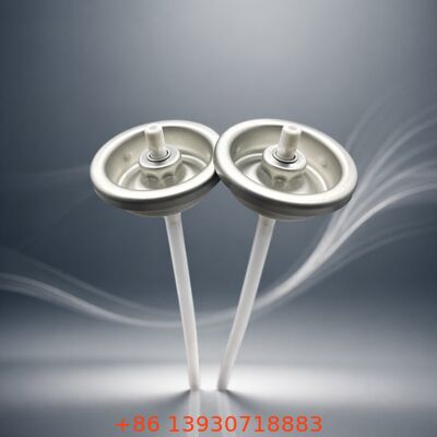 ドライシャンプー用ブリキ粉末ミストエアゾールバルブ（正立・逆立使用、アルコールベース製剤対応）