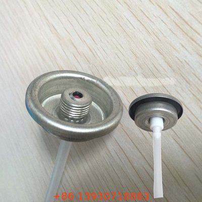 冷却剤のためのすくいの管が付いている PE ハウジングのエーロゾルのガス缶弁