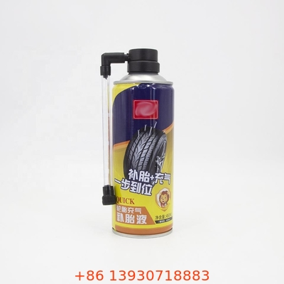 接着剤スプレーによるタイヤのリキャッピング用カスタマイズ エアゾール タイヤ インフレーター