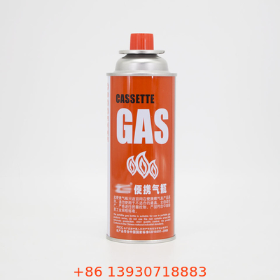 400ml ポータブル ガスストーブ キャニスター スモール ブタン ガス ボトル 65mm