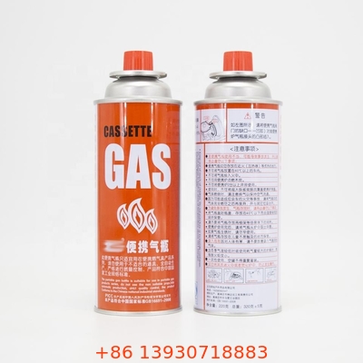弁が付いているCMYKの印刷の詰め替えの小さいブタンのガスの小さなかん220g