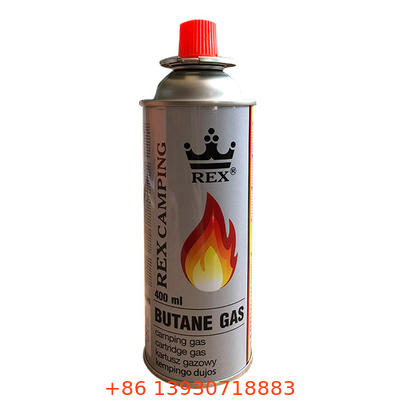 ブリキ Gasone ブタン燃料キャニスター 400ml 詰め替えブタンガスボトル