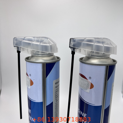 スプレー式塗料および潤滑油のための延長管が付いているスプレーのノズル