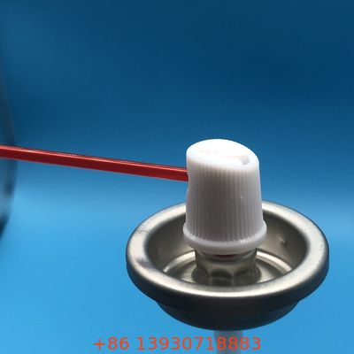 キャブレタークリーナー用高圧集中噴射エアゾールバルブ、耐薬品性構造、360度操作