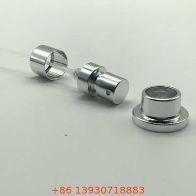 精密に設計されたシルバー香水ポンプ、一貫した制御されたミスト、耐性のあるメタリック仕上げ