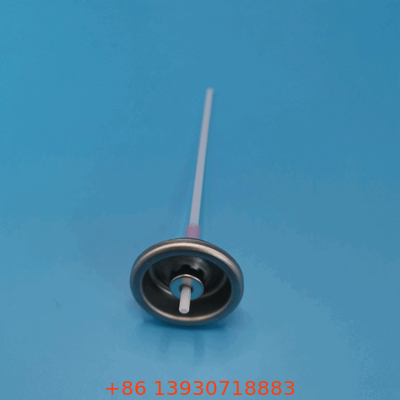 0.1-0.2 Ml/sのボタンアクチュエータを持つシルバーメーターエアロゾルバルブ