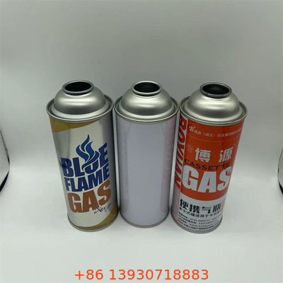 カスタマイズされたロゴとカスタマイズされたデザインの直壁ブタンガス容器