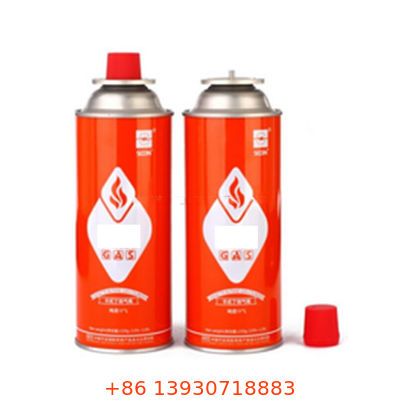 ブタンガスストーブバルブ 赤いカバーと ブタンカートリッジのためのユニバーサルフィット