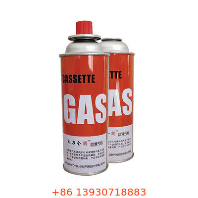 赤色の保護キャップと精密流量調整ノブを備えたブタンストーブエアゾールバルブ