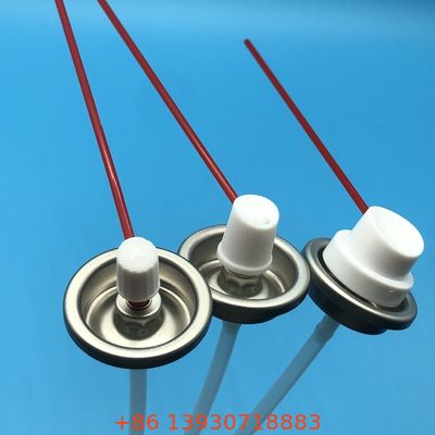 ユニバーサル1インチキャブレタークリーナースプレーバルブ、エアゾール缶用アクチュエーターとストロー付き