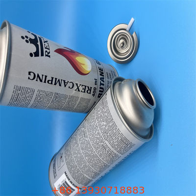 ポータブルキャンプストーブ用、赤色安全カバー付きブタンストーブバルブ