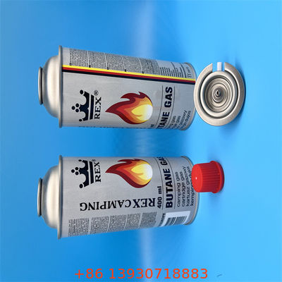 ポータブルキャンプストーブ用、赤色安全カバー付きブタンストーブバルブ