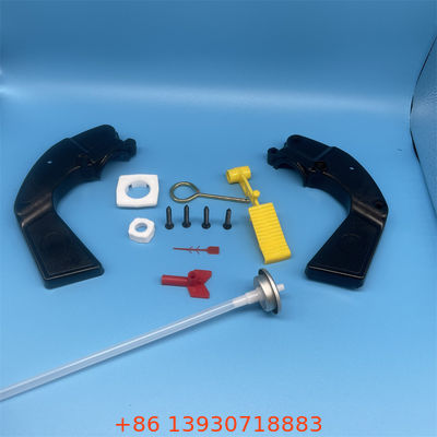 長い作動レバーとディップチューブを備えた工業用消火器バルブ