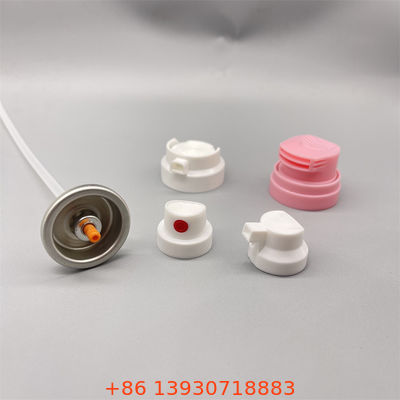 男性と女性のシェービングクリームのシェービングスポンエアロゾルバルブとアクチュエーター