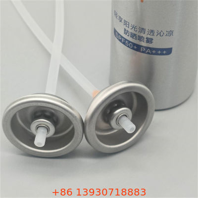 化粧品およびパーソナルケア包装用のプレミアム日焼け止めミストバルブ、均一なスプレーと漏れ防止設計