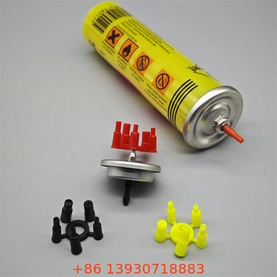 漏れ防止ガス制御装置を備えた大量生産の炎装置のための信頼性のある使い捨て軽いエアロゾールバルブメカニズム