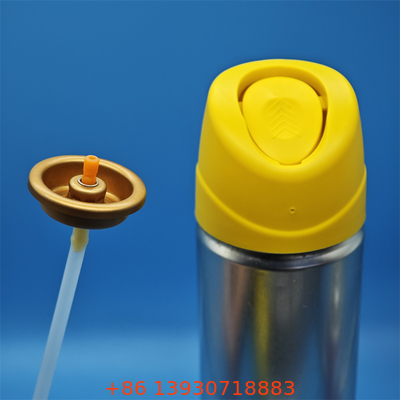 高耐久性工業用エアゾールスプレー芳香剤バルブ（高トラフィック施設向け、目詰まり防止設計）
