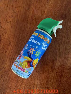 漏れ防止の4穴式スノーエアロゾルスプレーバルブ&アクチュエータ 装飾スプレー用重用冬効果ノズル