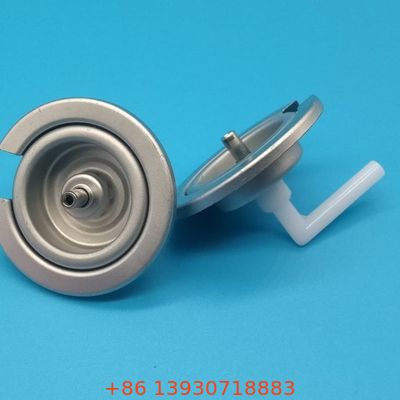 Aerosol Butane Gas Valve Precision Dispensing System for Refillable Fuel Canisters