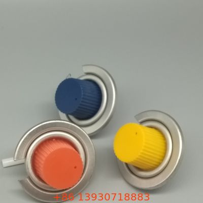 シングルバーナーポータブルストーブ用のカバー付き1インチブタンストーブバルブ