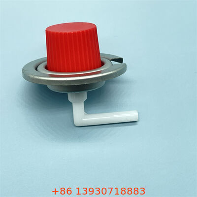 高精度ブタンガスキャニスターエアロゾールバルブ 流出防止のポータブルストーブとタッチ