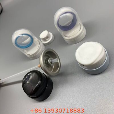 制御出力技術,詰まり防止のノズル,360度操作のエアロゾール防日剤スプレーバルブ