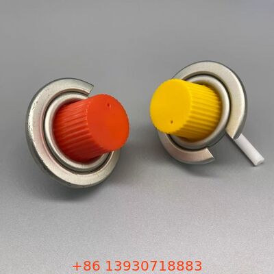 ポータブル調理器具用、一インチ漏れ防止エアゾールブタンバルブ、一貫した流量制御付き