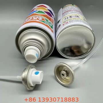 エアゾール用途向け、色合わせ済み、プレコート済み、メス型ペイントスプレーバルブとアクチュエーターセット、取り付け準備完了