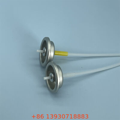 医薬品・化粧品向け耐薬品性精密吐出型1インチ定量噴霧エアゾールバルブ