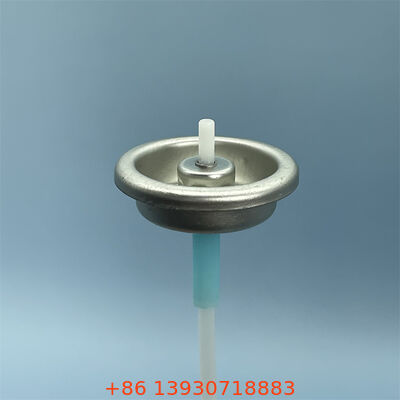 測定システム付き1インチメーター付きエアゾールバルブ、カスタマイズ可能なアクチュエータカラー