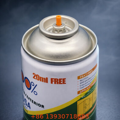 高密閉性 男性用エアゾール塗料バルブ（プレフィニッシュカラーデザイン付き）