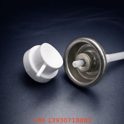 1インチ金属チンのエアロゾールバルブ 多方向噴霧のための360°上下流出