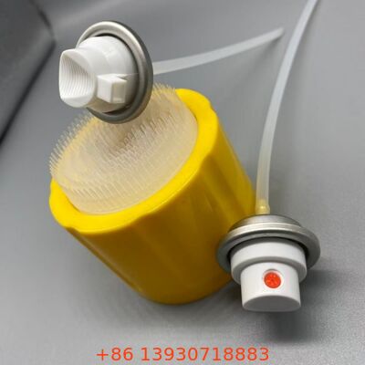 高密度フォーム車用クリーニングフォームエアゾールバルブ（精密フォーム制御および耐薬品性素材付き）