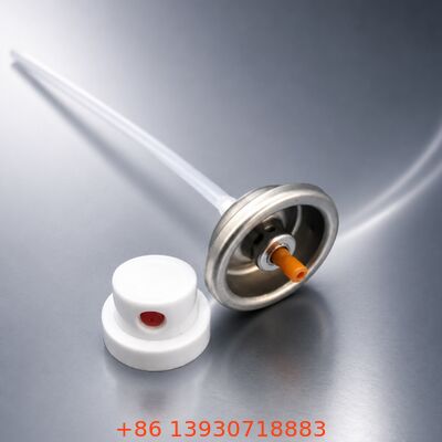 メタル+プラスチックコンポーネントと57mm / 65mmキャップオプションの1インチスフームエアロゾールバルブ組