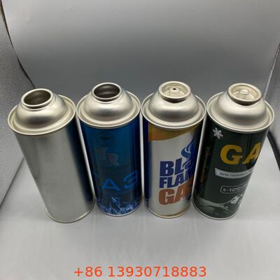 カセットガス高圧 18-21 バーエアゾール空ブリキ缶 65 ミリメートル 57 ミリメートル