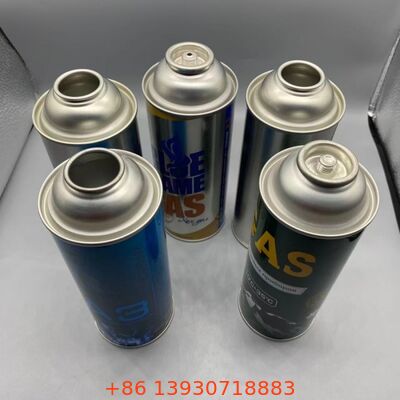 カセットガス高圧 18-21 バーエアゾール空ブリキ缶 65 ミリメートル 57 ミリメートル