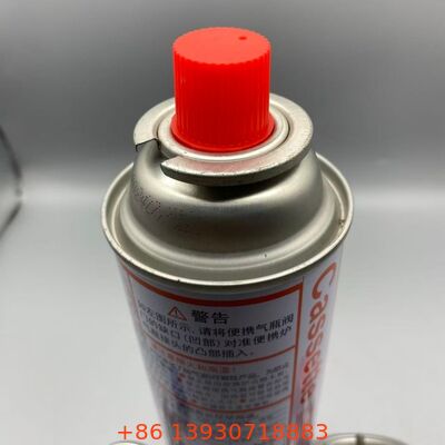 ポータブルガス缶用保護カバー付き漏れ防止1インチブリキ製ブタンガスバルブ
