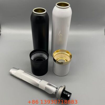 バルブ付きアルミエアゾール缶、ボディスプレー化粧品包装用加圧BOV缶