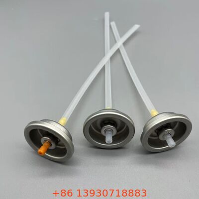 One Hole or Two Hole Aerosol Valve with Buna Neoprene Butyl Inner Gasket for -20°C to 60°C Deodorant Body Spray Valve Systems