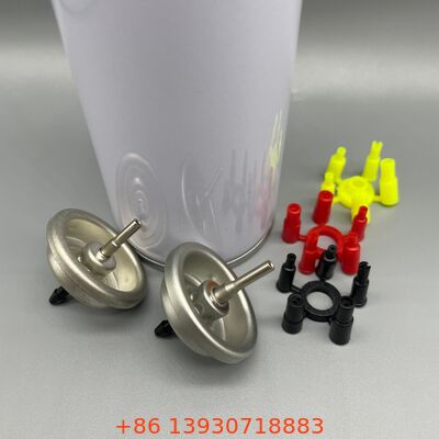 耐久性のある構造と最適化されたガス流量を持つユニバーサルフィットブータンライター補充バルブ
